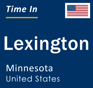 Current local time in Lexington, Minnesota, United States