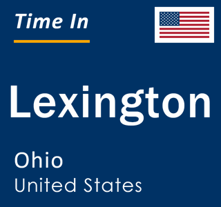 Current local time in Lexington, Ohio, United States