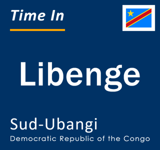 Current time in Libenge, Sud-Ubangi, Democratic Republic of the Congo