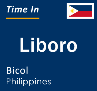 Current local time in Liboro, Bicol, Philippines