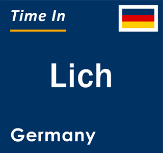 Current local time in Lich, Germany