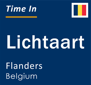 Current local time in Lichtaart, Flanders, Belgium