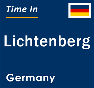 Current local time in Lichtenberg, Germany