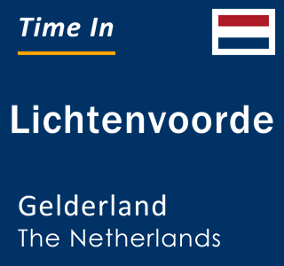 Current local time in Lichtenvoorde, Gelderland, The Netherlands