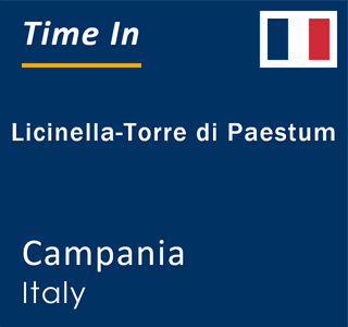 Current local time in Licinella-Torre di Paestum, Campania, Italy