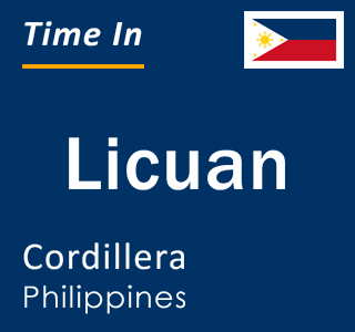 Current local time in Licuan, Cordillera, Philippines