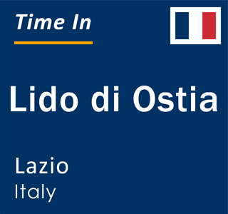 Current local time in Lido di Ostia, Lazio, Italy