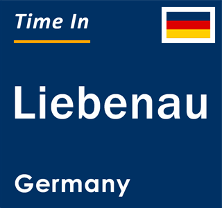 Current local time in Liebenau, Germany