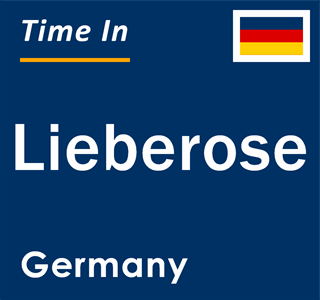 Current local time in Lieberose, Germany