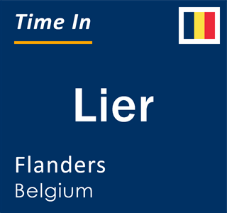 Current local time in Lier, Flanders, Belgium