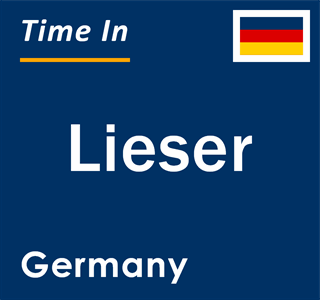 Current local time in Lieser, Germany