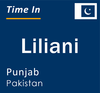 Current local time in Liliani, Punjab, Pakistan