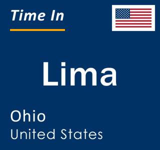 Current local time in Lima, Ohio, United States