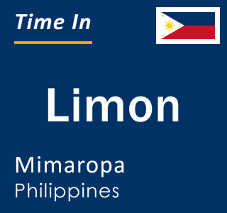 Current local time in Limon, Mimaropa, Philippines