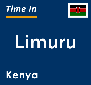Current local time in Limuru, Kenya
