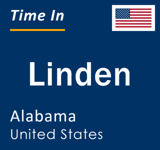 Current local time in Linden, Alabama, United States