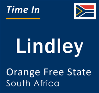 Current local time in Lindley, Orange Free State, South Africa