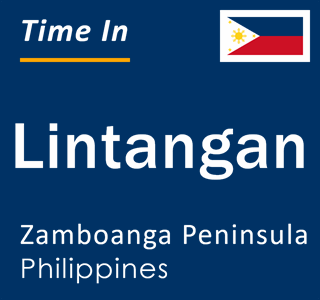 Current local time in Lintangan, Zamboanga Peninsula, Philippines