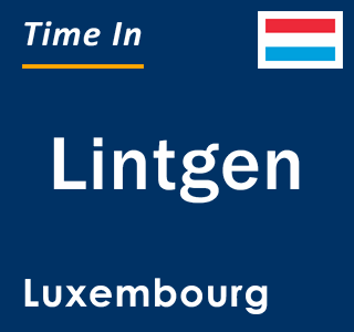 Current local time in Lintgen, Luxembourg