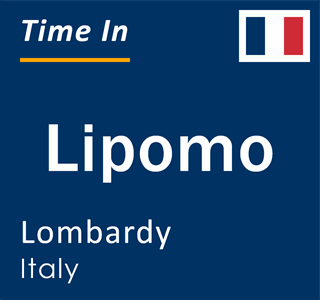 Current local time in Lipomo, Lombardy, Italy