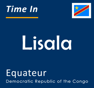 Current time in Lisala, Equateur, Democratic Republic of the Congo