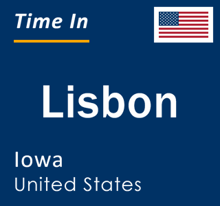 Current local time in Lisbon, Iowa, United States