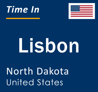 Current local time in Lisbon, North Dakota, United States
