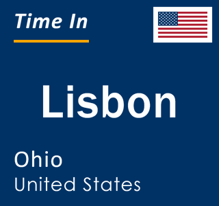 Current local time in Lisbon, Ohio, United States