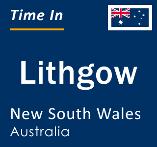 Current local time in Lithgow, New South Wales, Australia