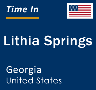 Current local time in Lithia Springs, Georgia, United States