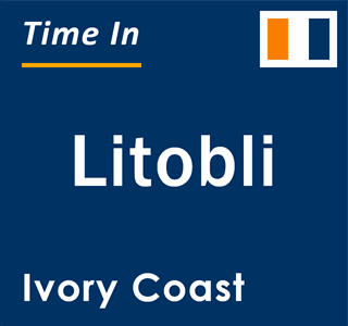 Current local time in Litobli, Ivory Coast