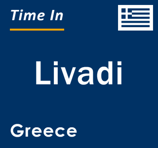 Current local time in Livadi, Greece