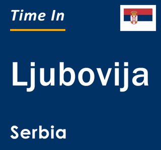 Current local time in Ljubovija, Serbia