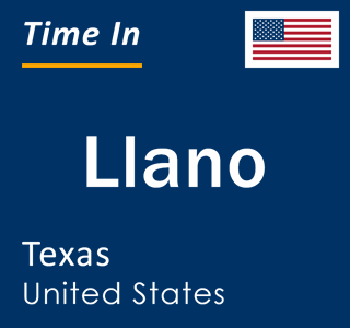 Current local time in Llano, Texas, United States