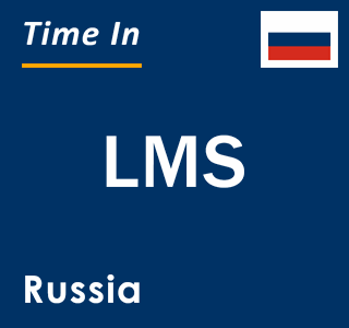 Current local time in LMS, Russia