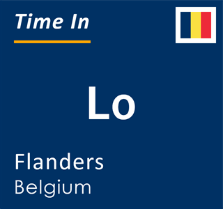 Current local time in Lo, Flanders, Belgium