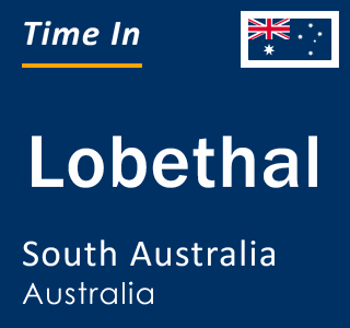 Current local time in Lobethal, South Australia, Australia