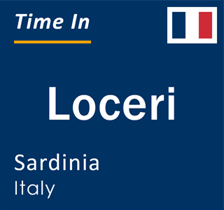 Current local time in Loceri, Sardinia, Italy