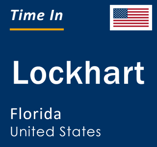 Current local time in Lockhart, Florida, United States