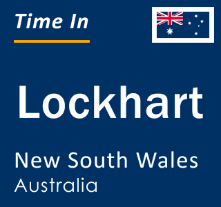 Current local time in Lockhart, New South Wales, Australia