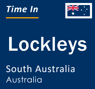 Current local time in Lockleys, South Australia, Australia