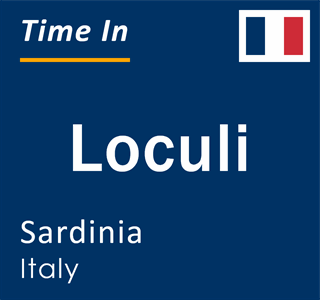 Current local time in Loculi, Sardinia, Italy