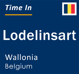 Current local time in Lodelinsart, Wallonia, Belgium