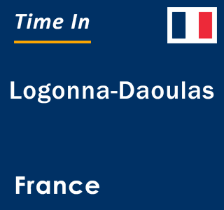 Current local time in Logonna-Daoulas, France