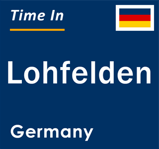 Current local time in Lohfelden, Germany