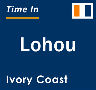 Current local time in Lohou, Ivory Coast