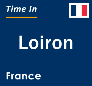 Current local time in Loiron, France