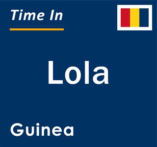 Current local time in Lola, Guinea