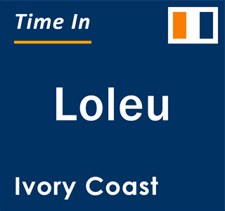 Current local time in Loleu, Ivory Coast