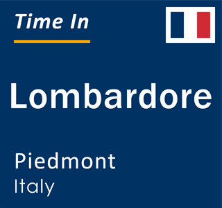 Current local time in Lombardore, Piedmont, Italy